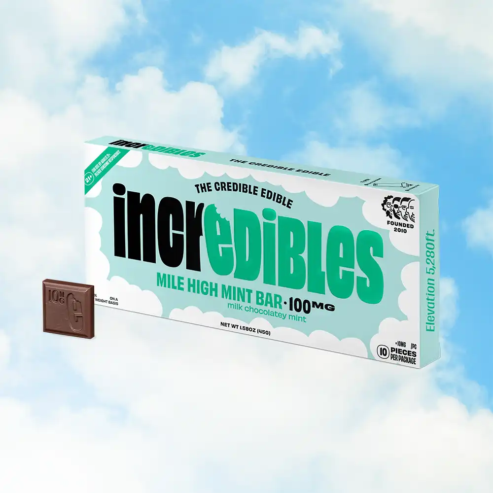 Mile High Mint Chocolate Bar - 20mg / 100mg