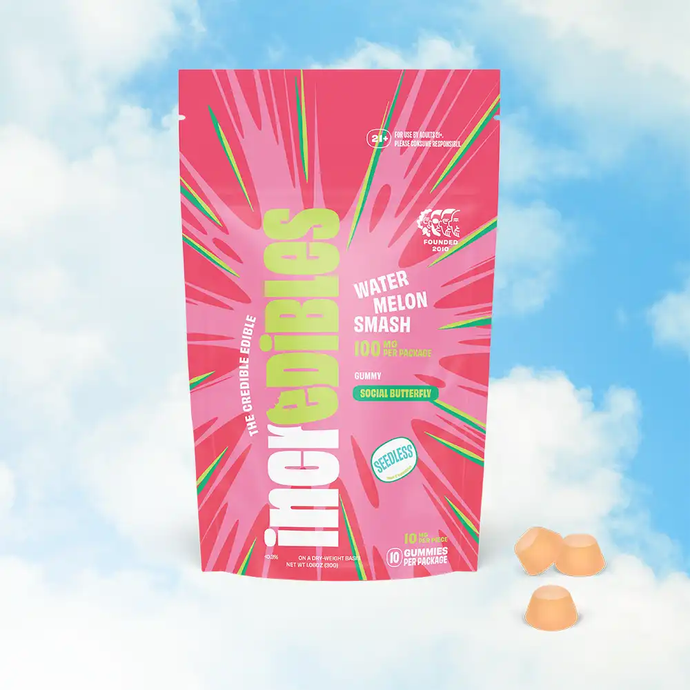Watermelon Smash Gummies - 100mg